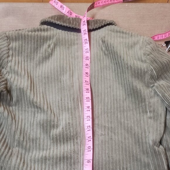 Petite J. Crew Olive Green Ribbed Corduroy Blazer, size 2P - Picture 6 of 12